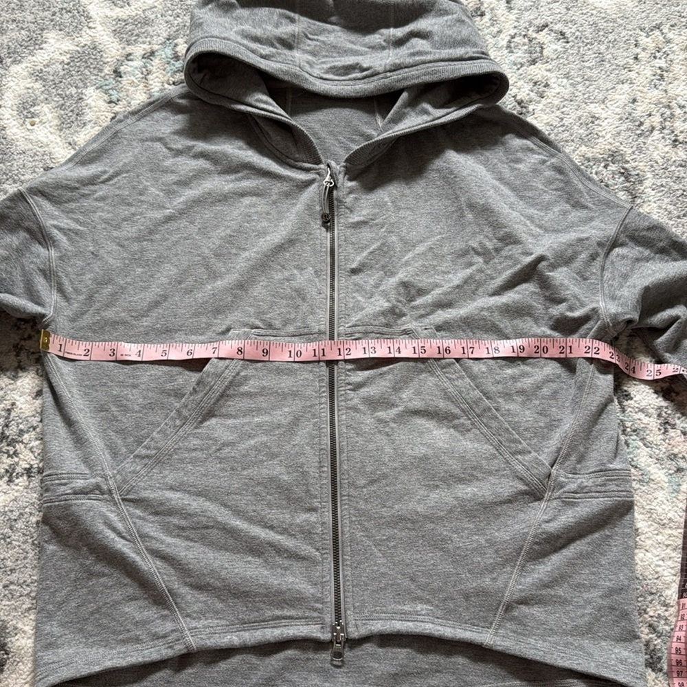 Lululemon Gray Zip Up Hooded Jacket - Picture 6 of 10